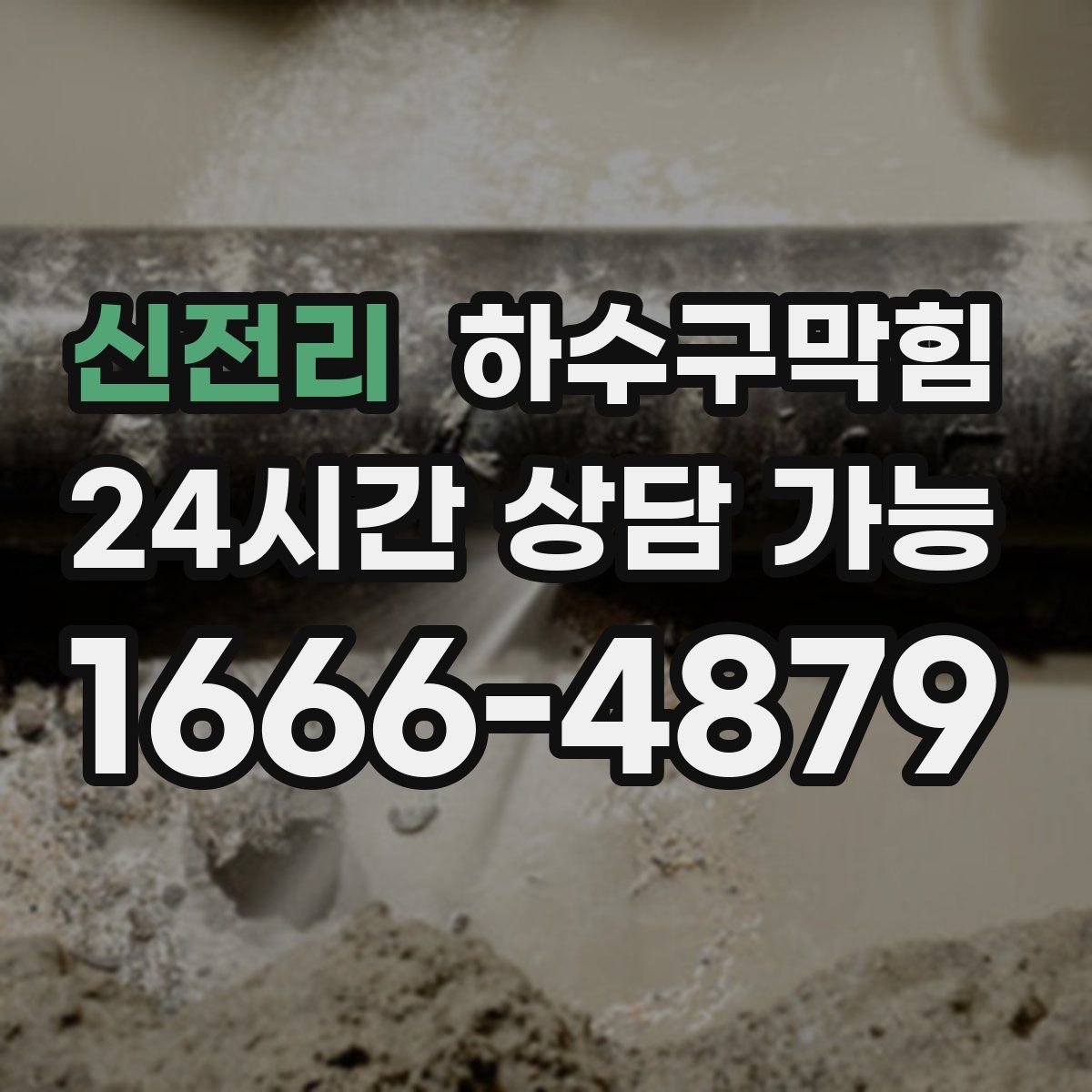 신전리 하수구막힘