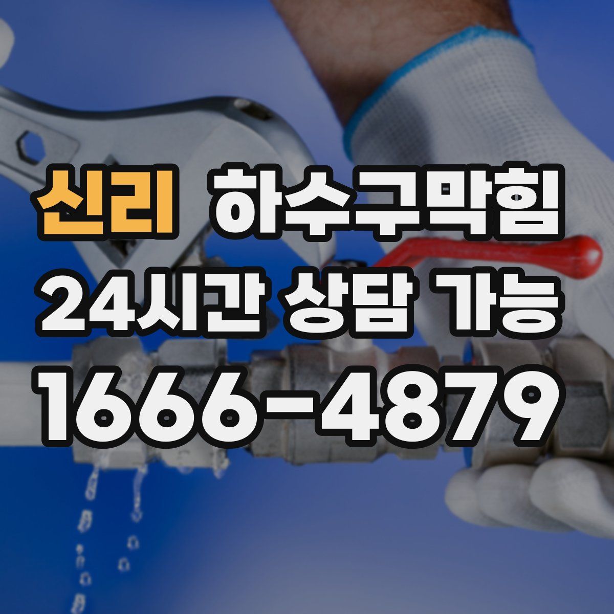 신리 하수구막힘