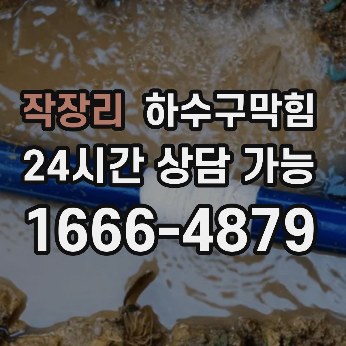 작장리 하수구막힘