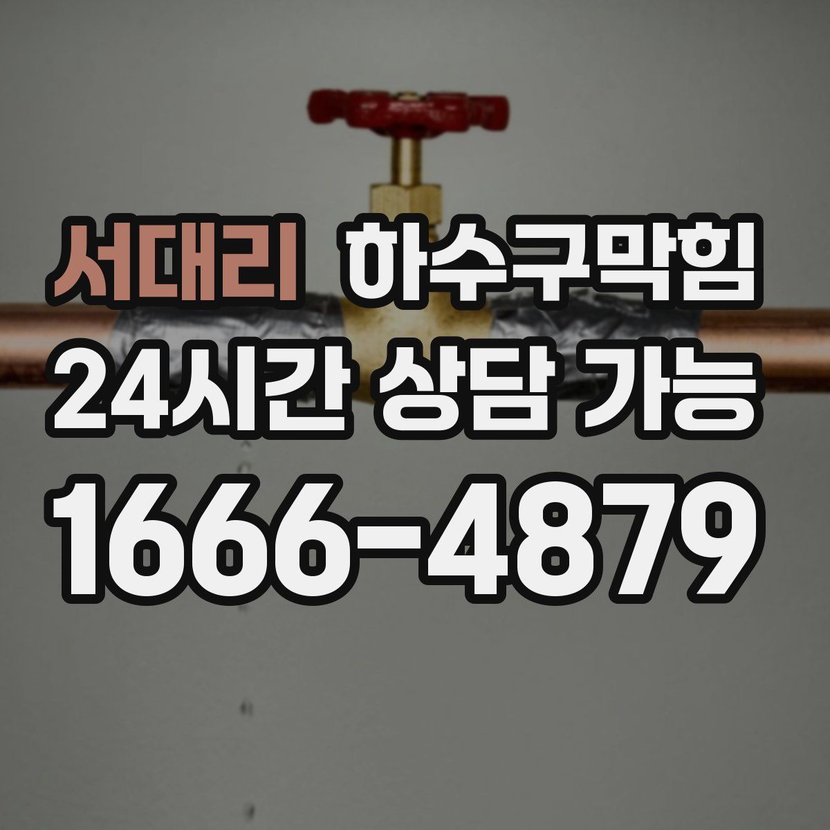 서대리 하수구막힘