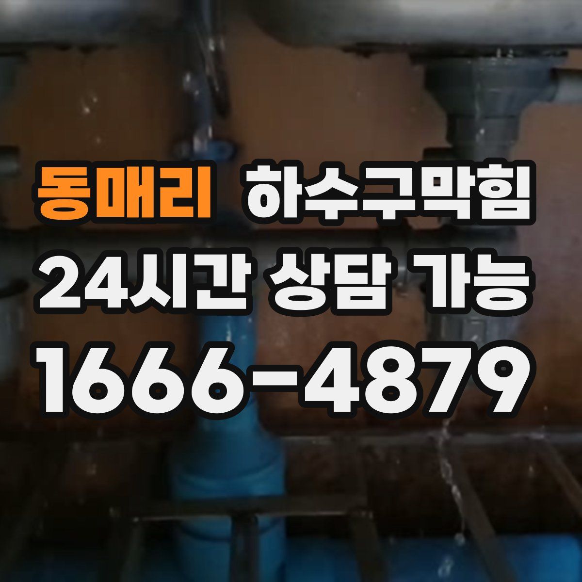 동매리 하수구막힘