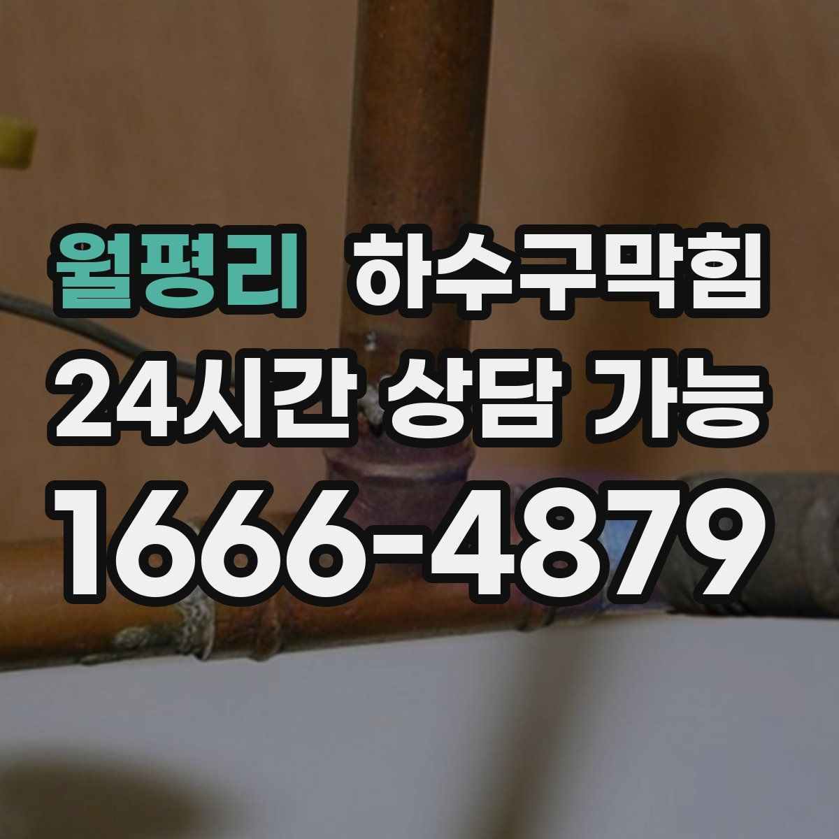 월평리 하수구막힘