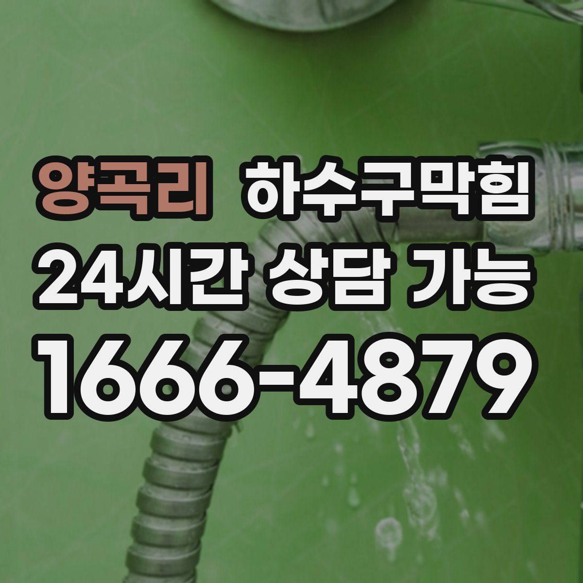 양곡리 하수구막힘