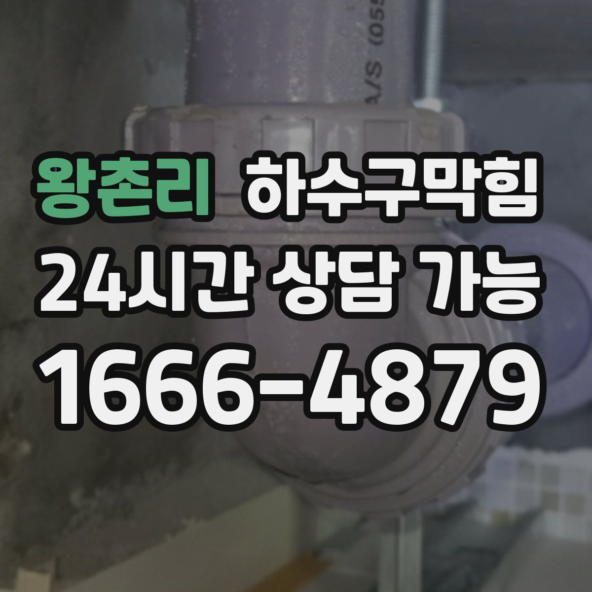 왕촌리 하수구막힘