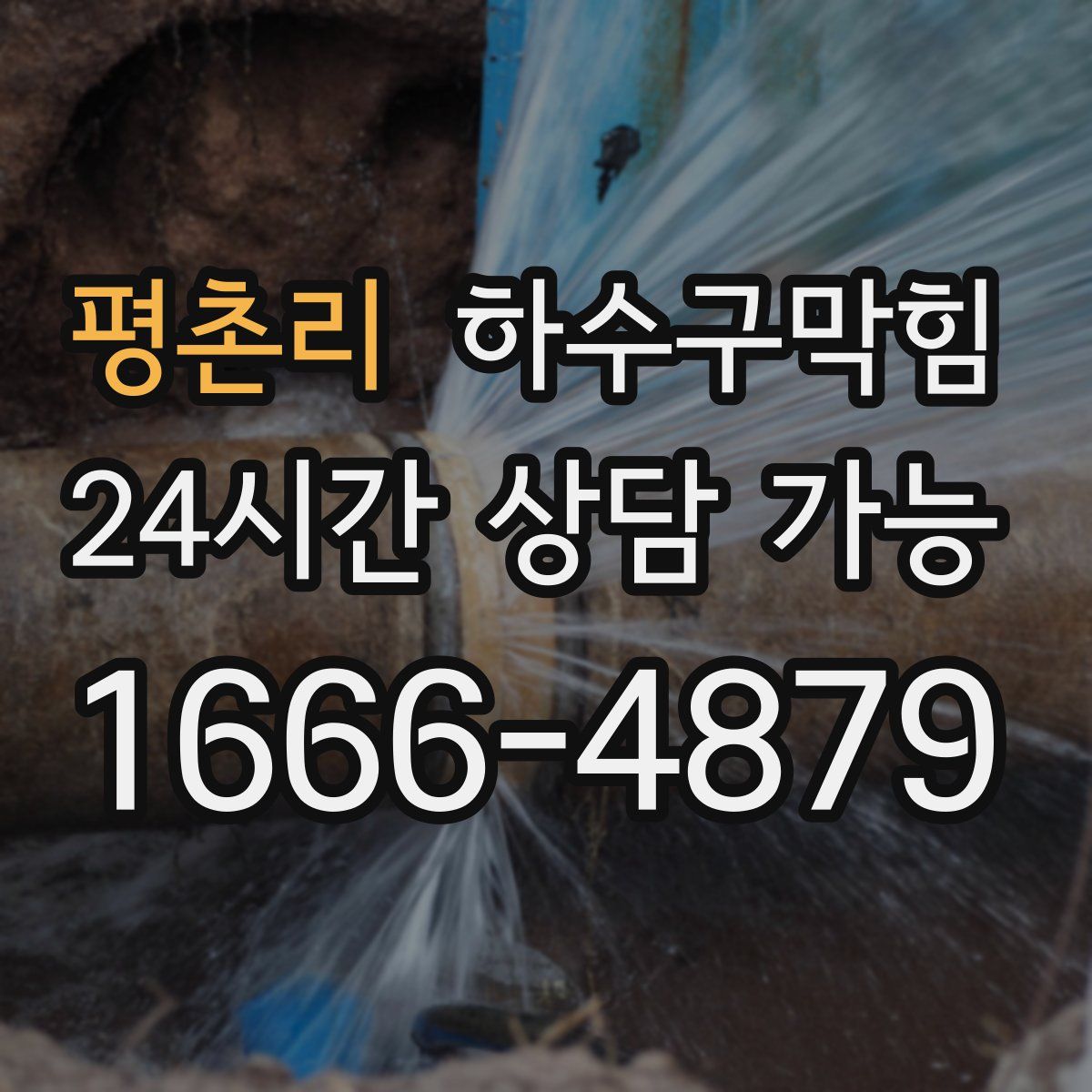 평촌리 하수구막힘