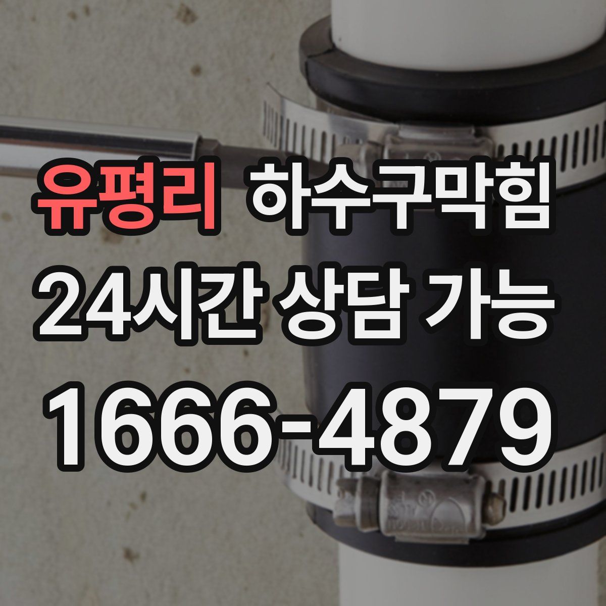 유평리 하수구막힘