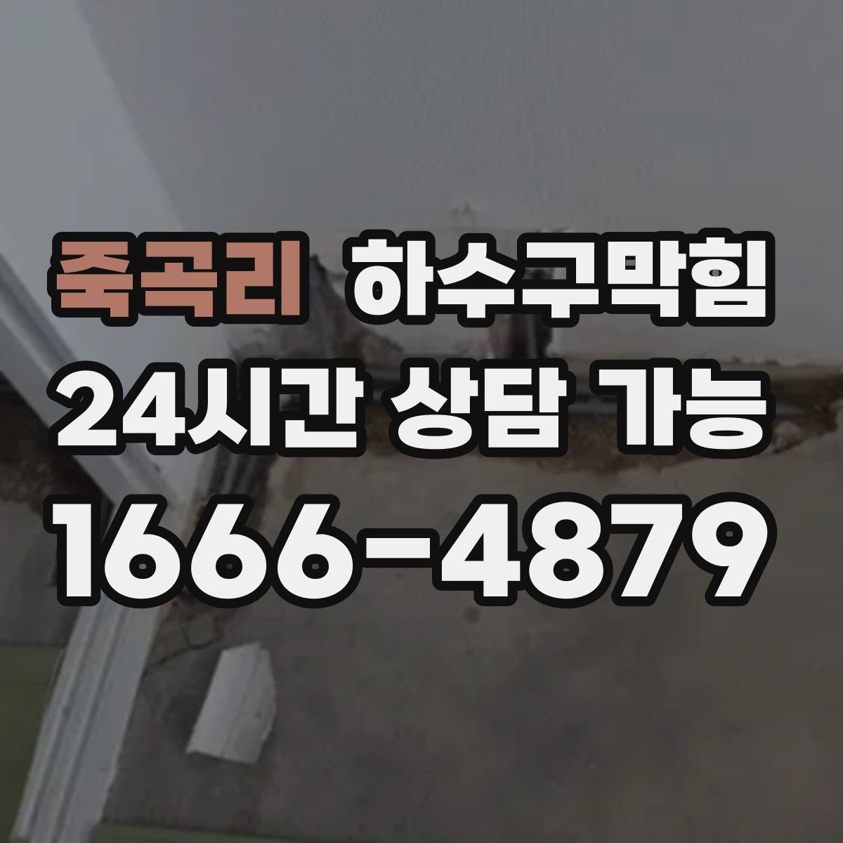 죽곡리 하수구막힘