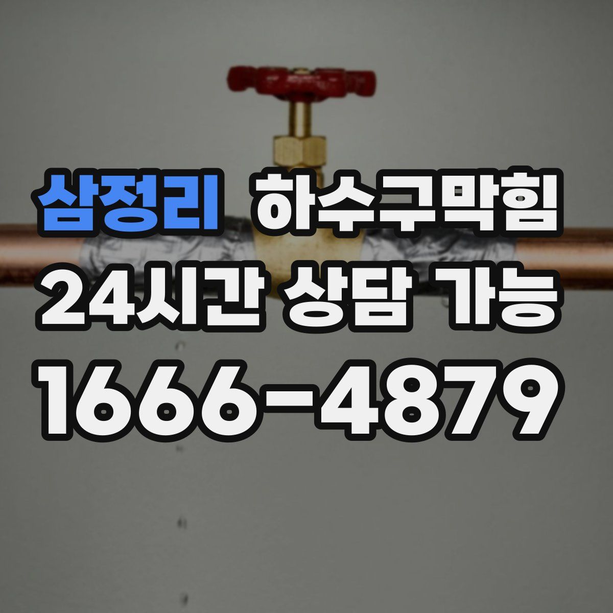 삼정리 하수구막힘