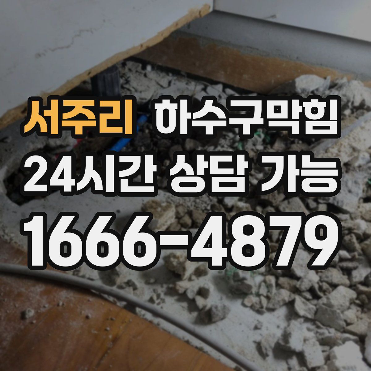 서주리 하수구막힘