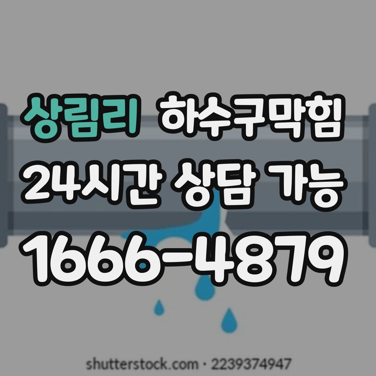 상림리 하수구막힘