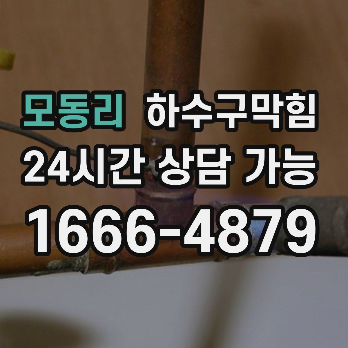 모동리 하수구막힘