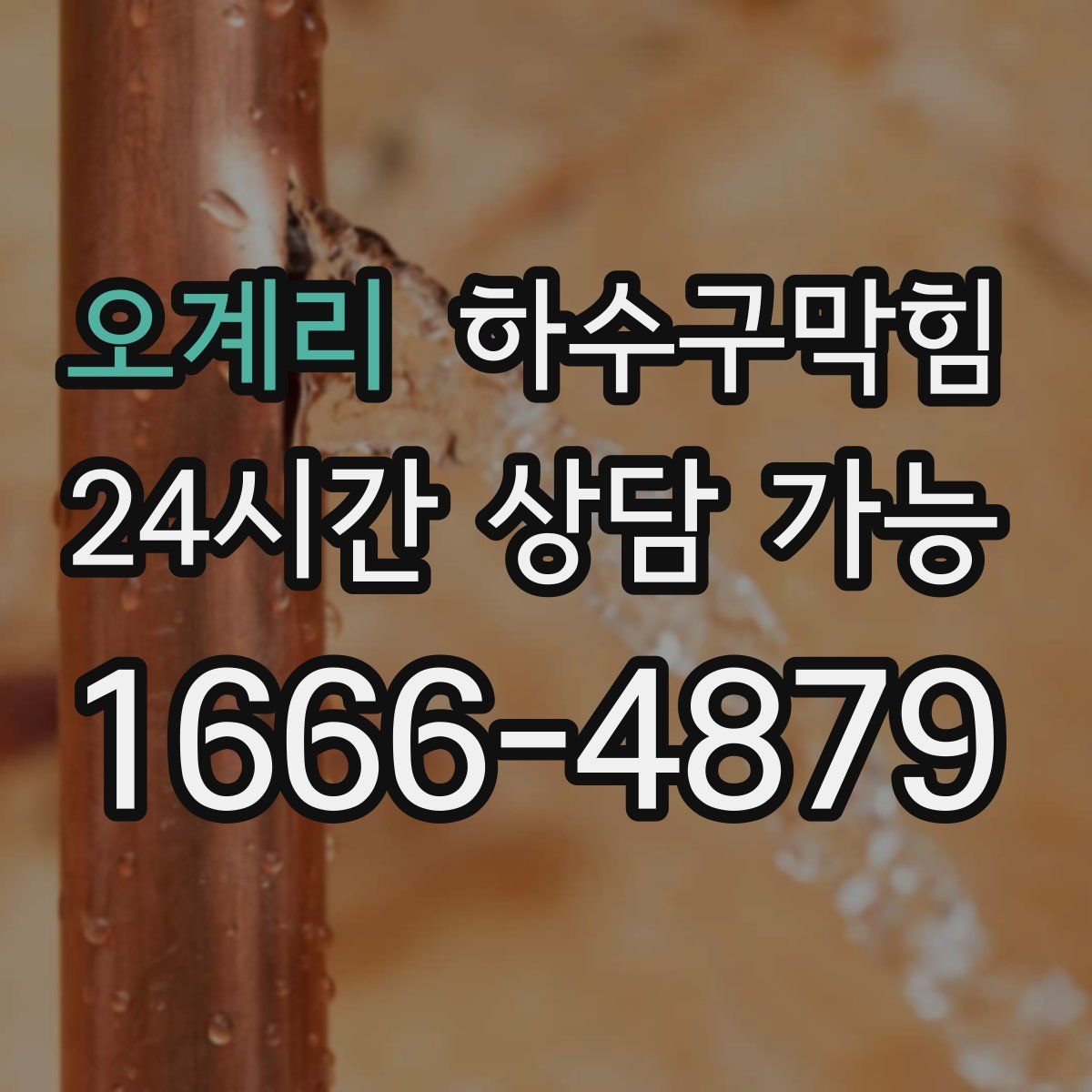 오계리 하수구막힘