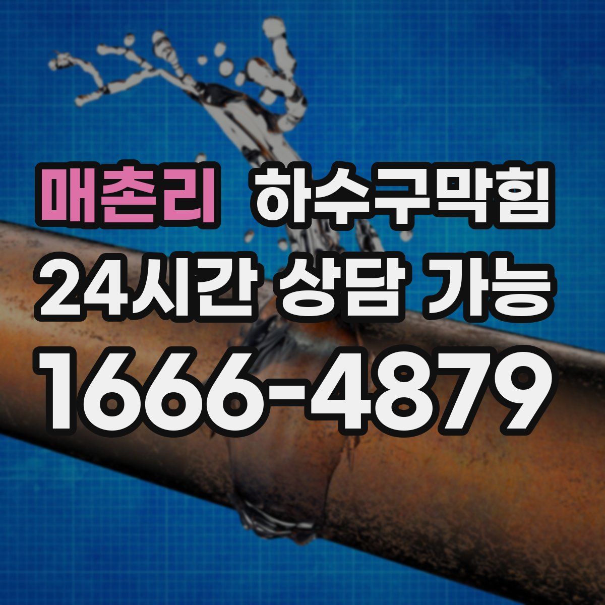 매촌리 하수구막힘