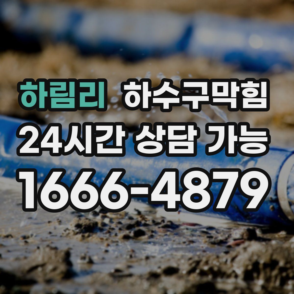 하림리 하수구막힘