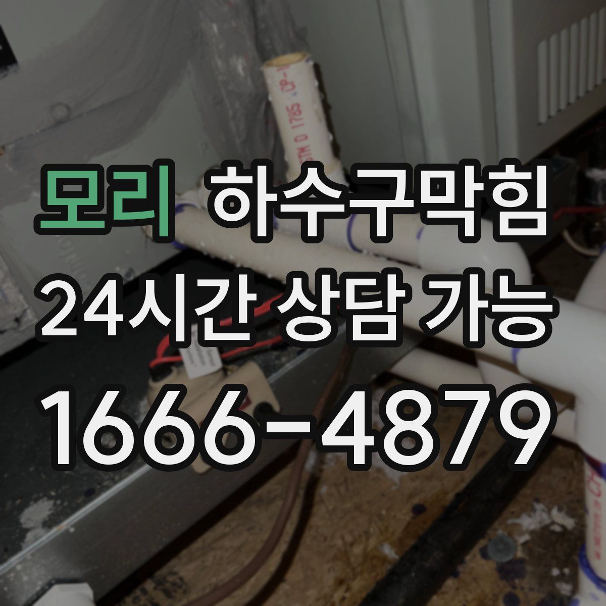 모리 하수구막힘