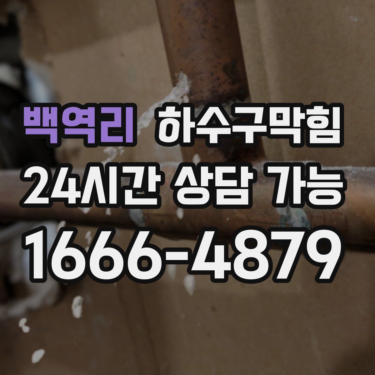 백역리 하수구막힘