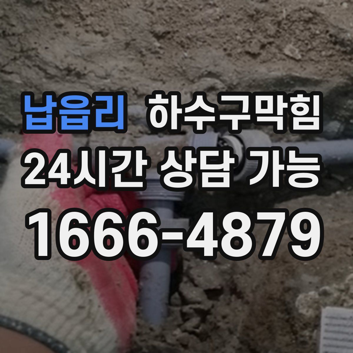 납읍리 하수구막힘