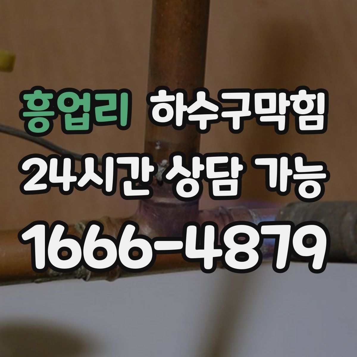 흥업리 하수구막힘