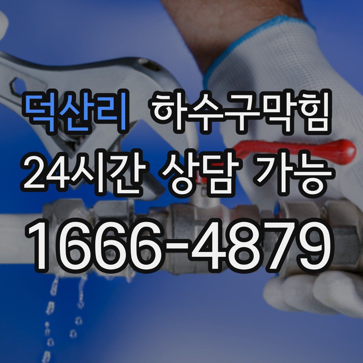 덕산리 하수구막힘