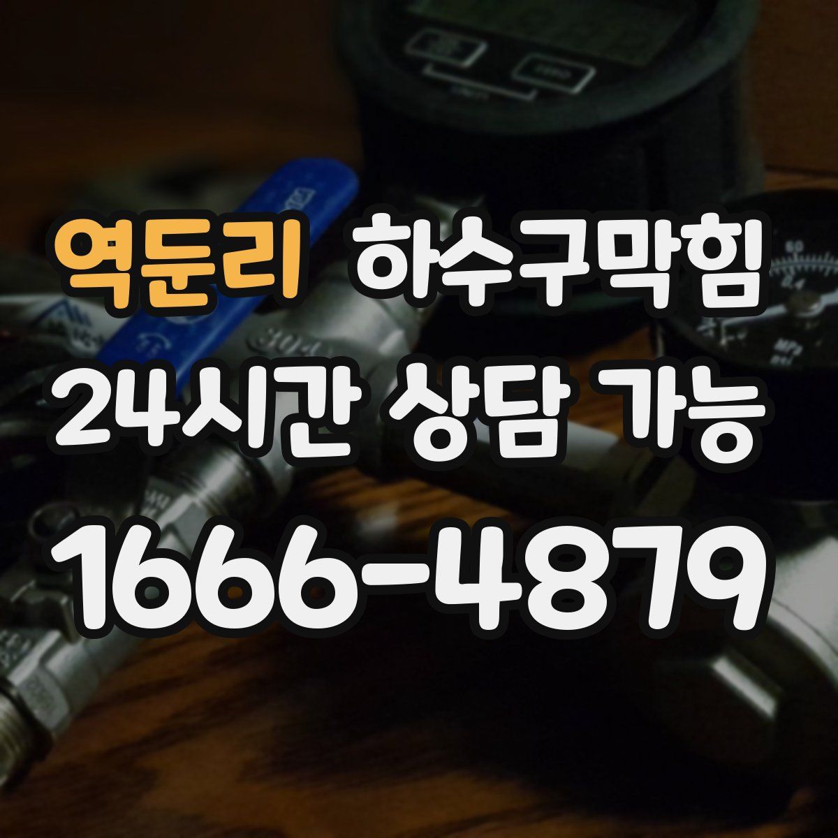 역둔리 하수구막힘