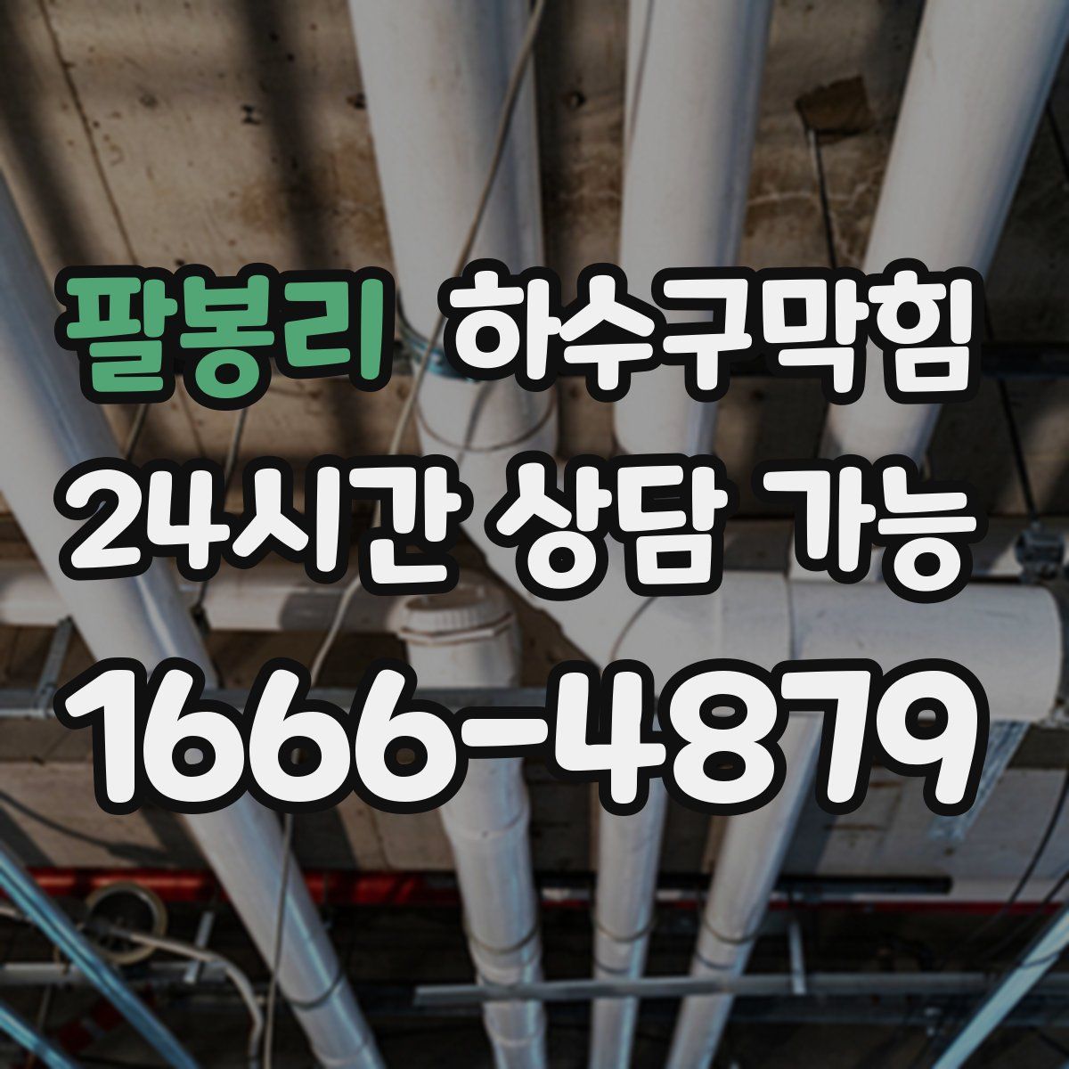 팔봉리 하수구막힘