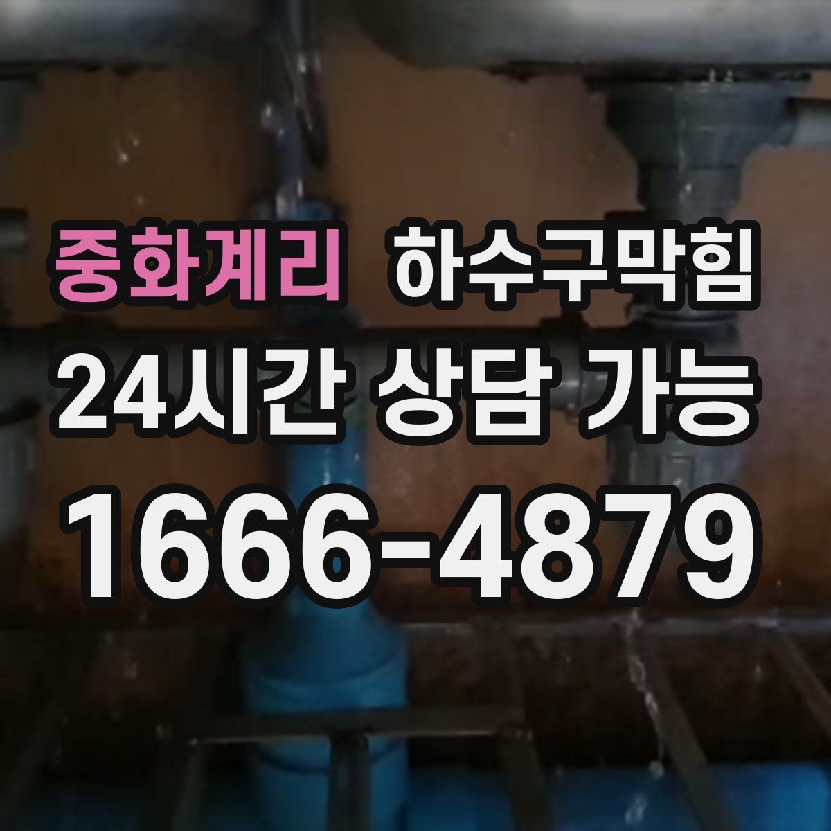 중화계리 하수구막힘