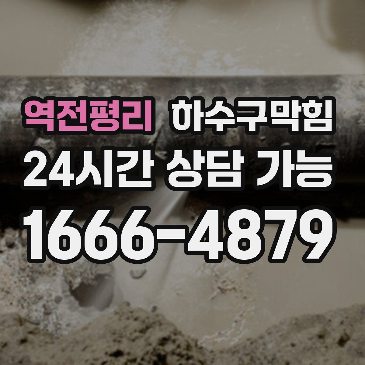 역전평리 하수구막힘