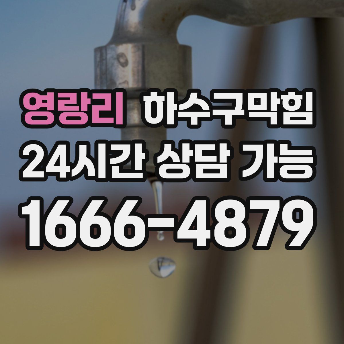 영랑리 하수구막힘