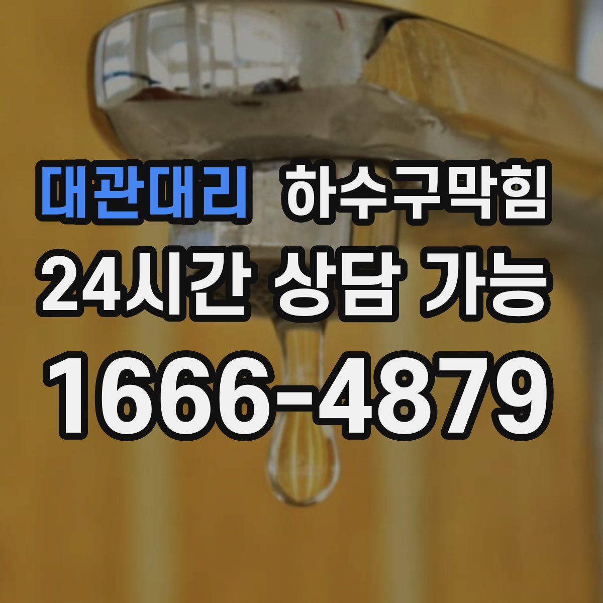 대관대리 하수구막힘