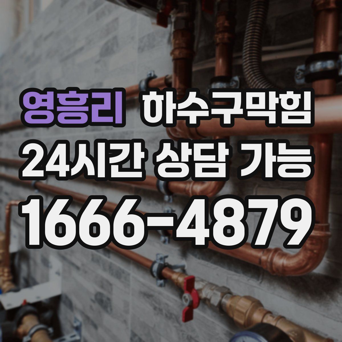 영흥리 하수구막힘