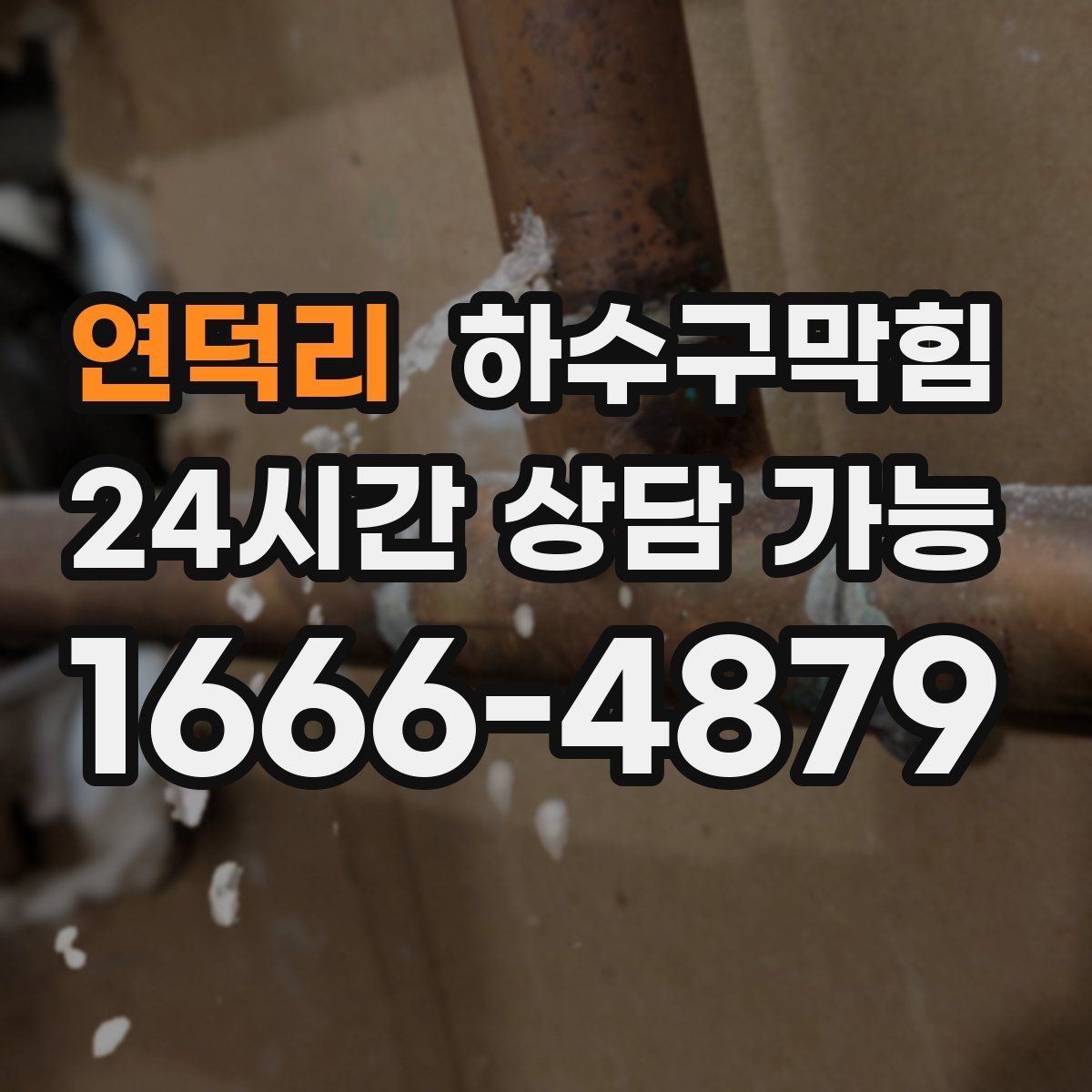 연덕리 하수구막힘