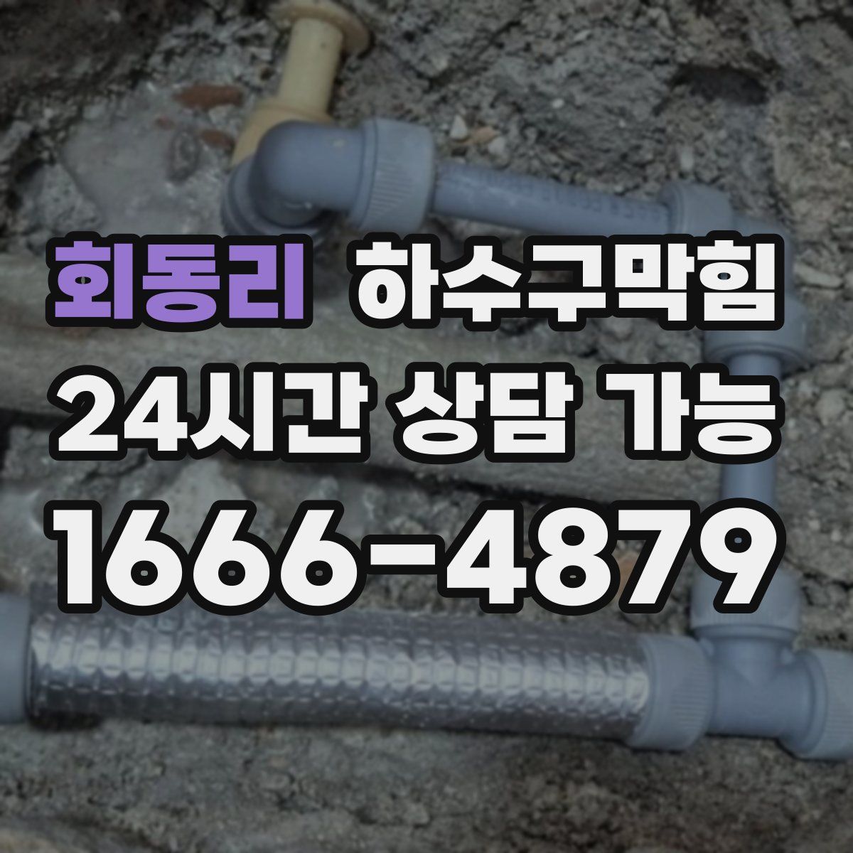 회동리 하수구막힘