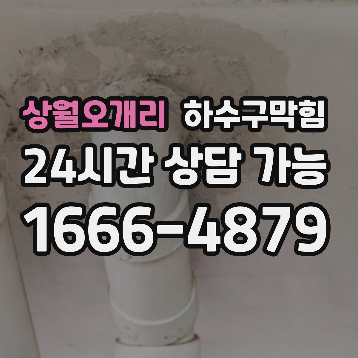 상월오개리 하수구막힘