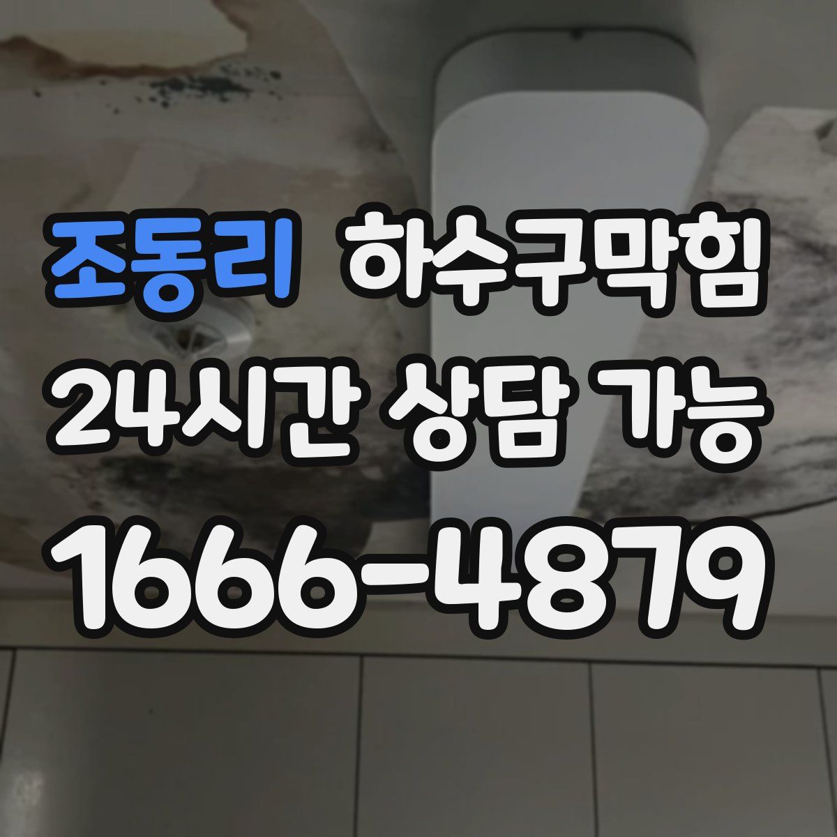 조동리 하수구막힘