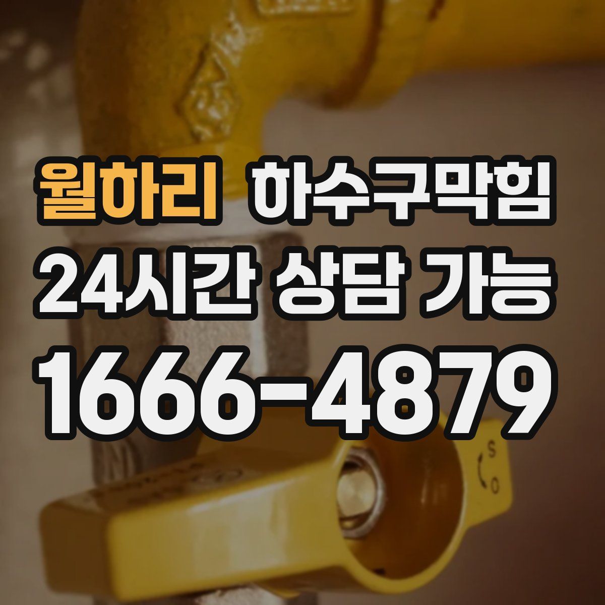 월하리 하수구막힘