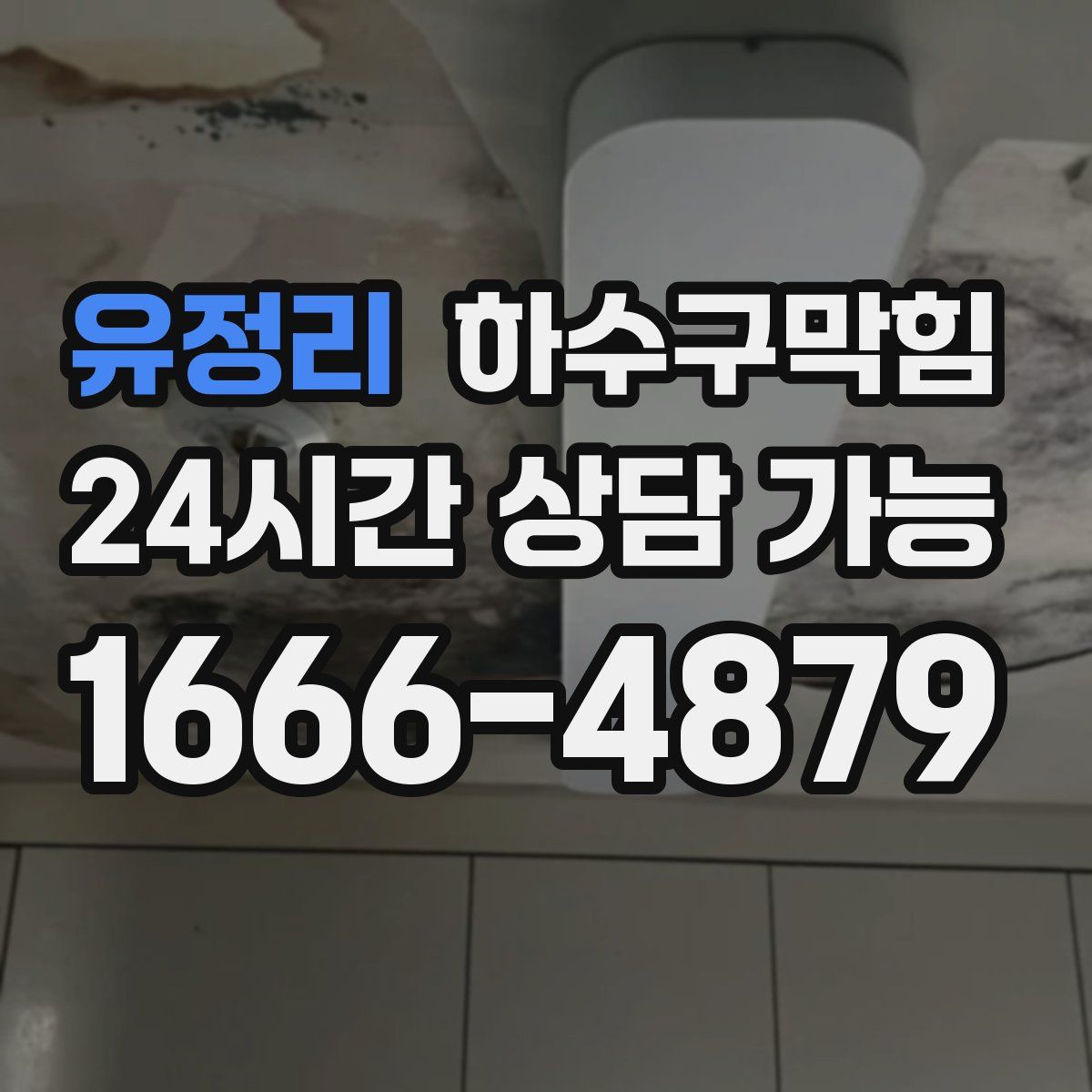 유정리 하수구막힘