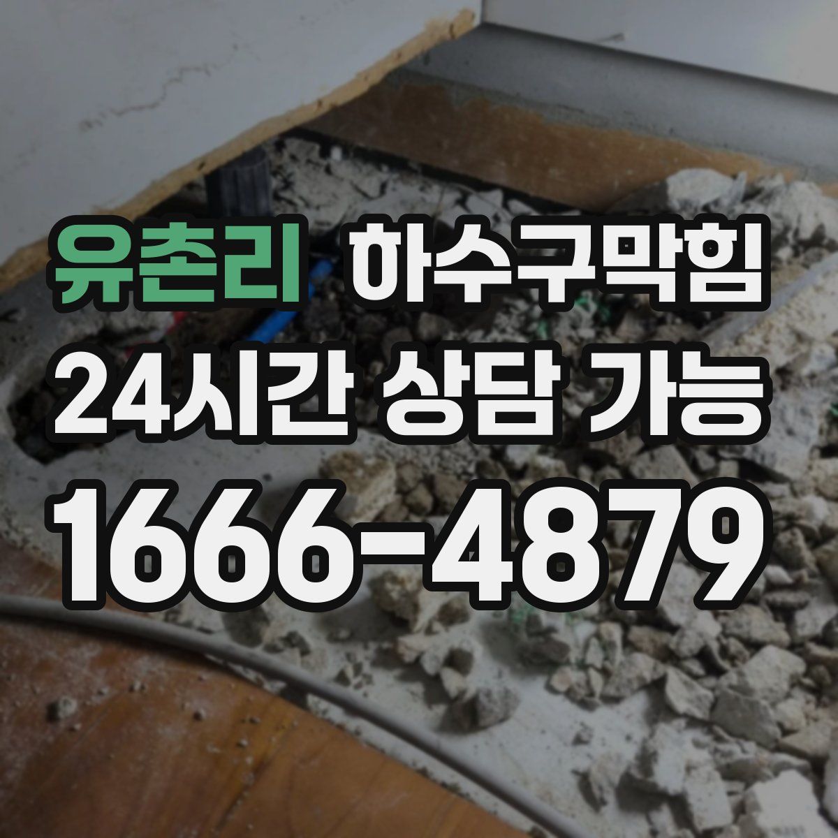 유촌리 하수구막힘