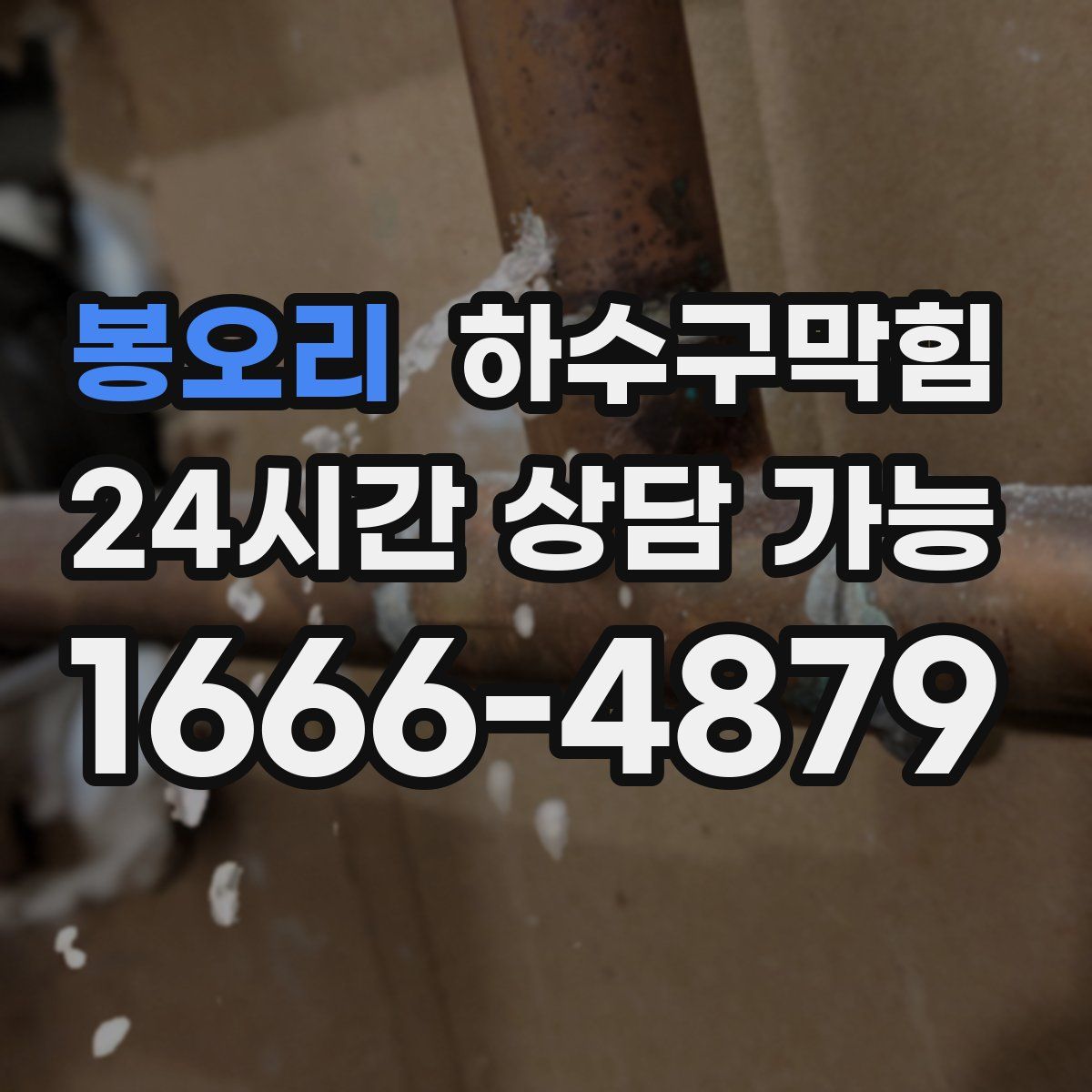 봉오리 하수구막힘