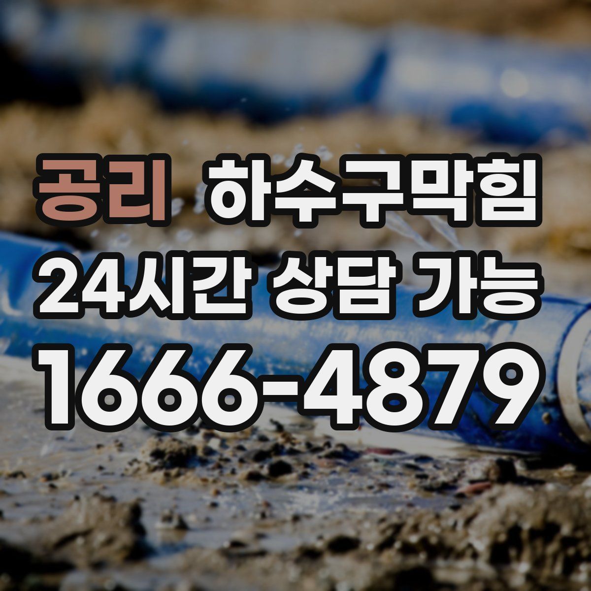 공리 하수구막힘