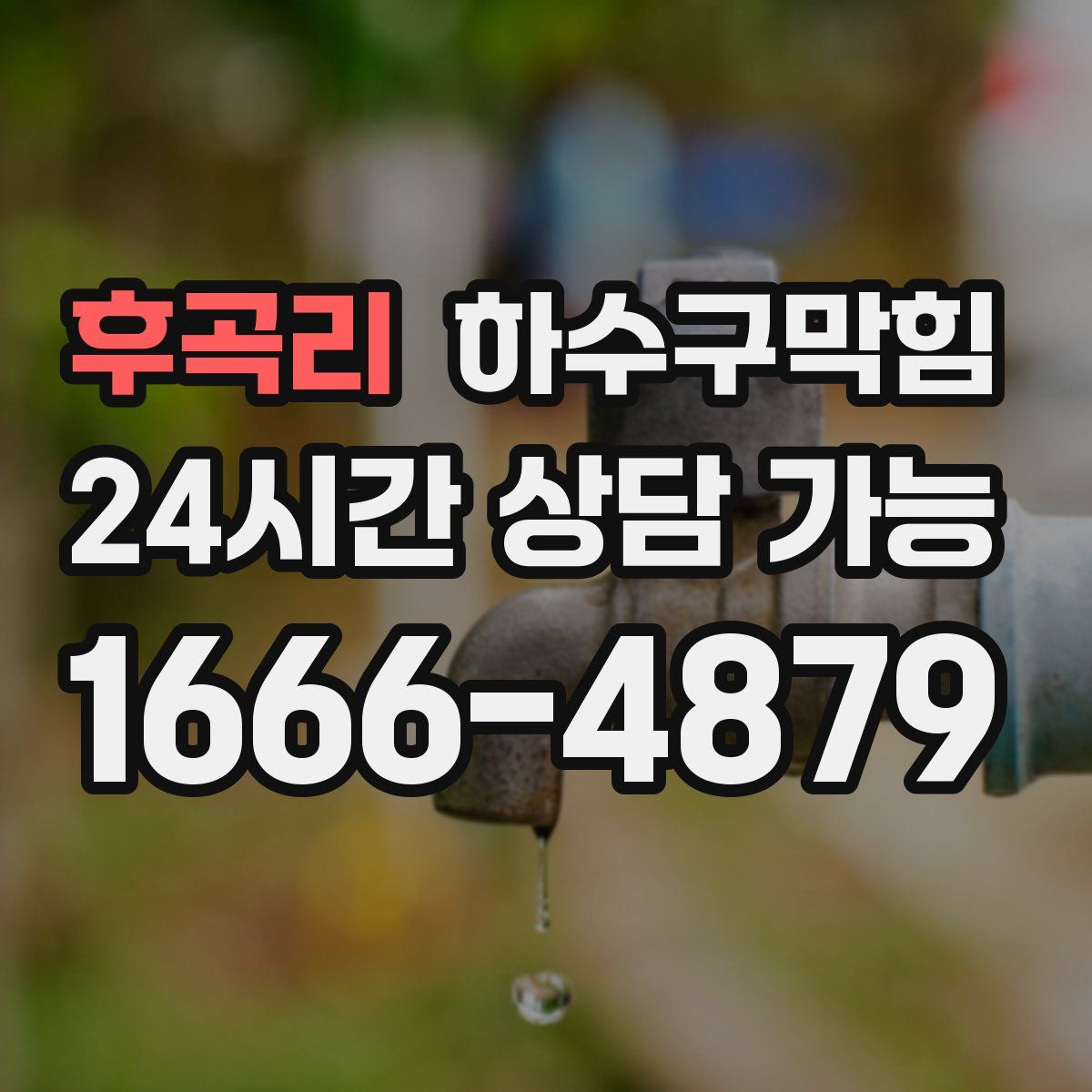 후곡리 하수구막힘