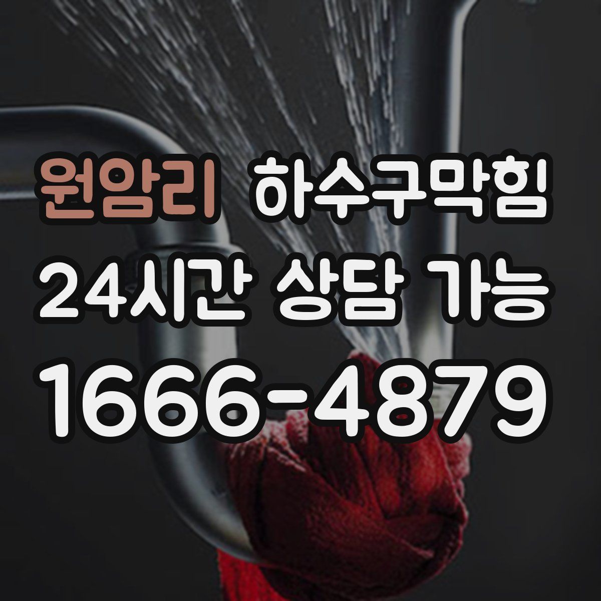 원암리 하수구막힘