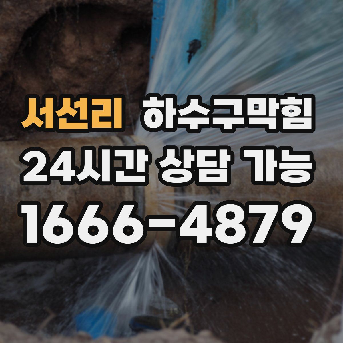 서선리 하수구막힘