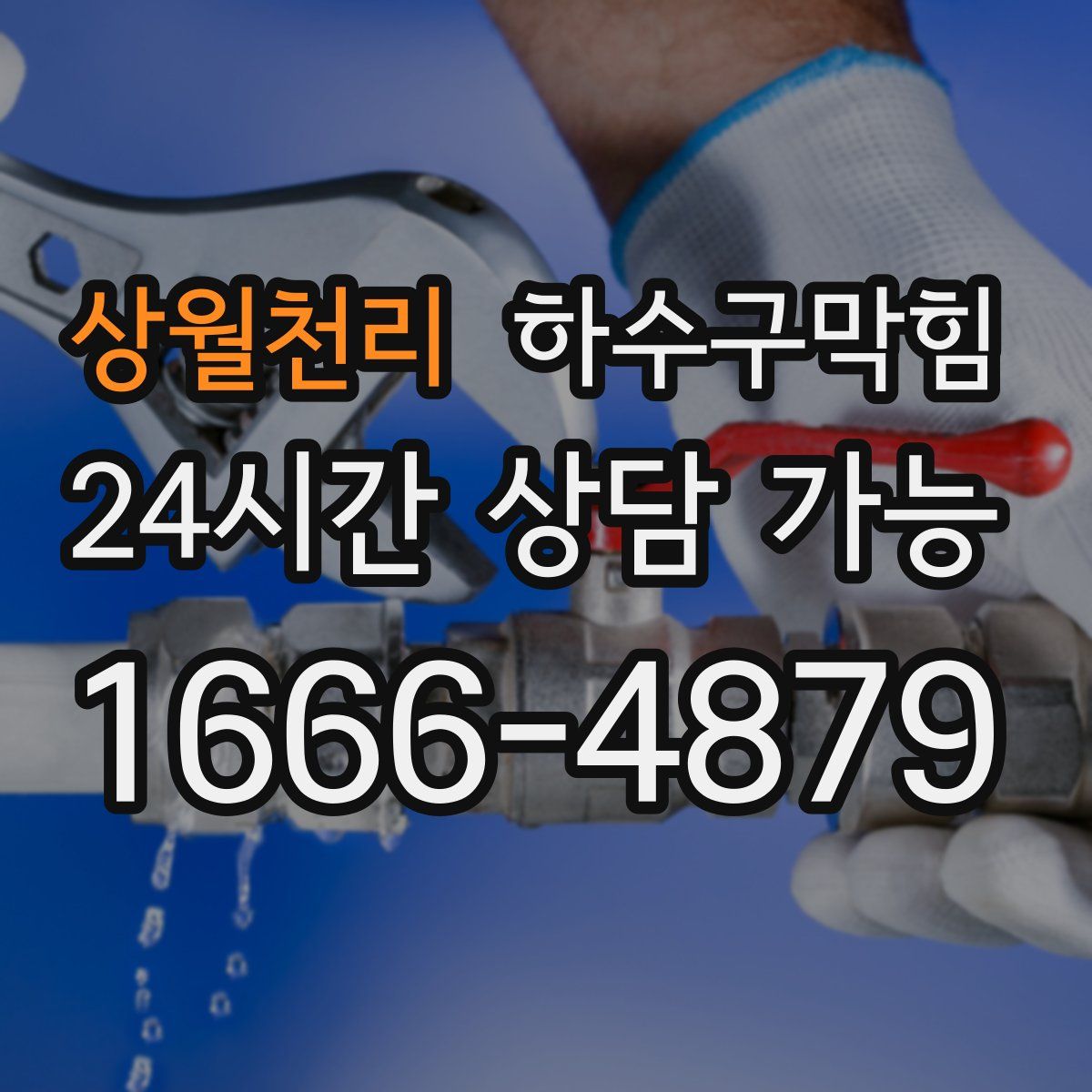 상월천리 하수구막힘