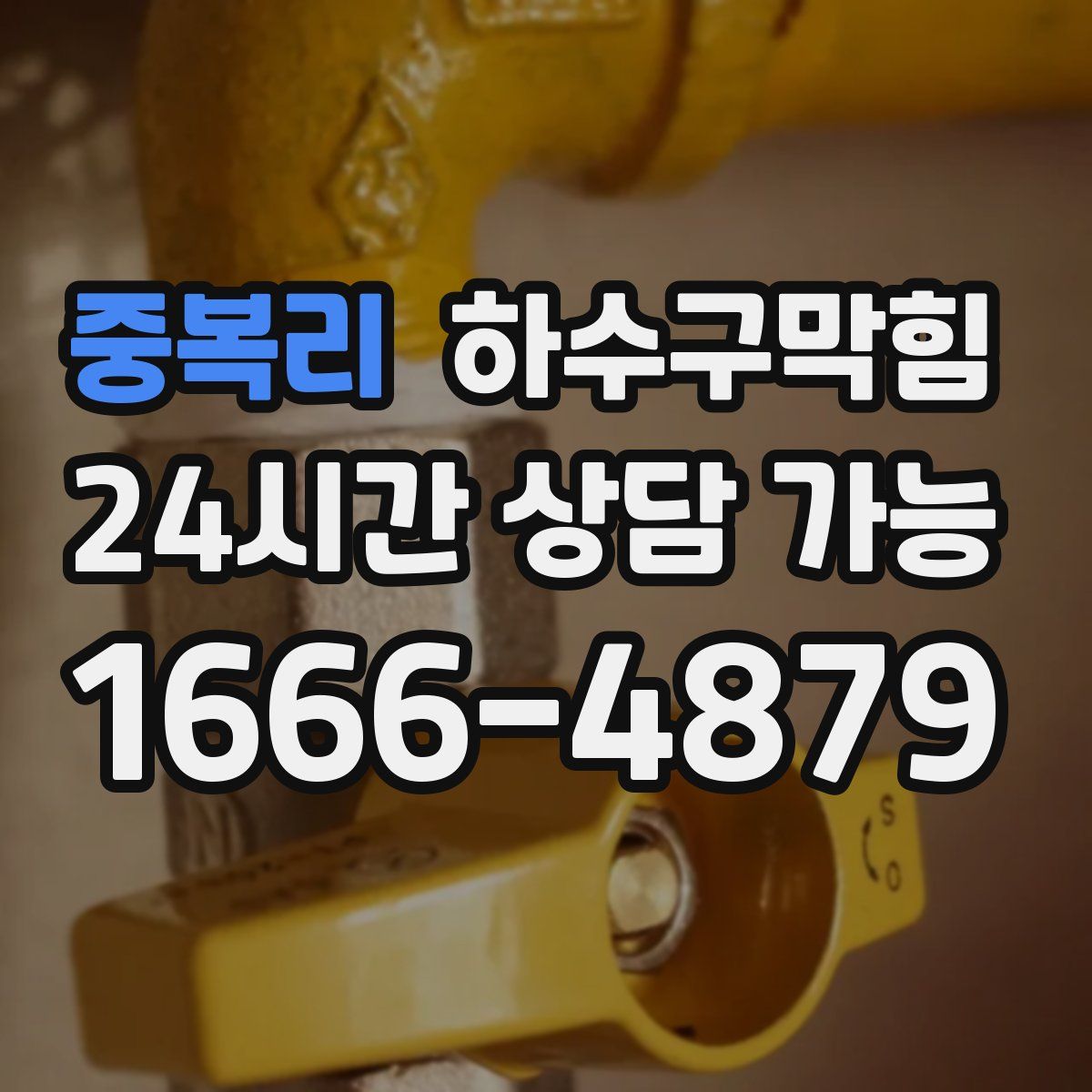 중복리 하수구막힘