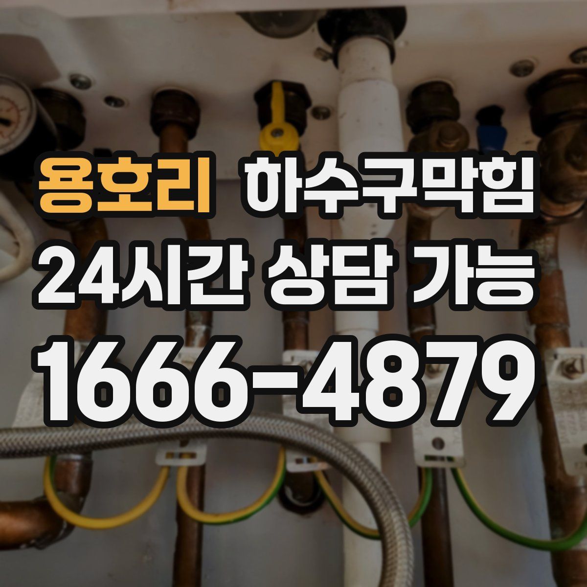 용호리 하수구막힘