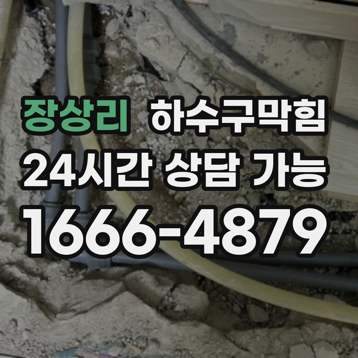 장상리 하수구막힘