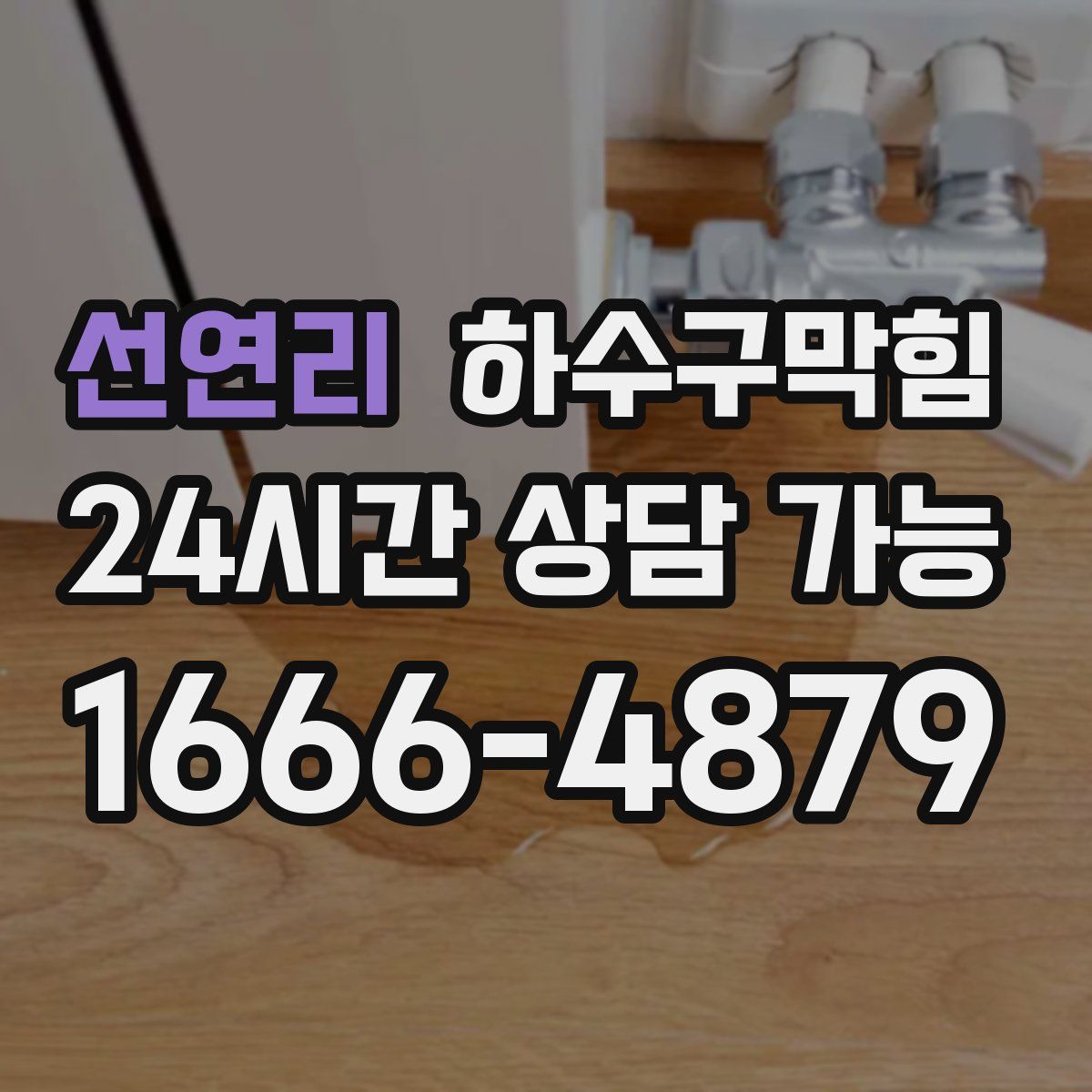 선연리 하수구막힘