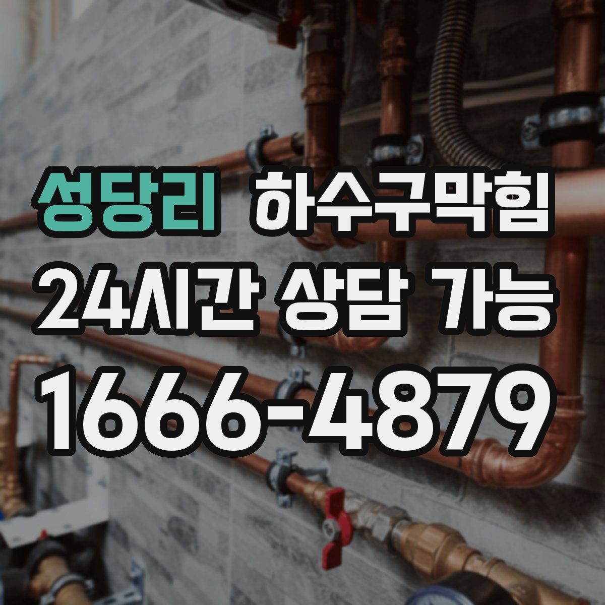 성당리 하수구막힘