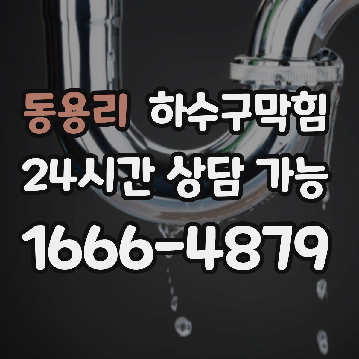 동용리 하수구막힘