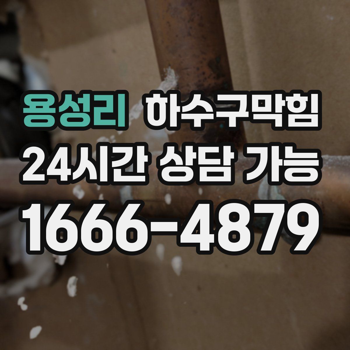 용성리 하수구막힘